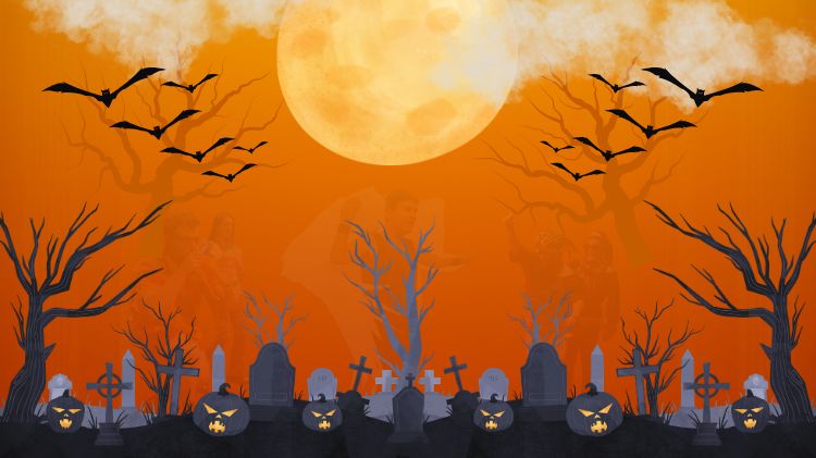 Annual Halloween Party 2026 Artful cartoon image for Halloween Party